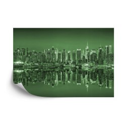 Fototapete New York Reflexionen Im Grün