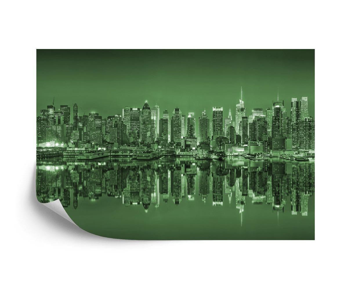Fototapete New York Reflexionen Im Grün