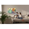 Leinwandbild Buntes New York Im Retro-Stil