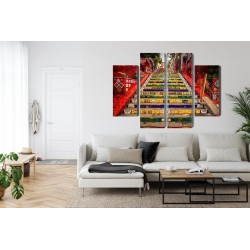 Mehrteiliges Bild Selaron-Treppe Im Historischen Zentrum Von Rio De Janeiro