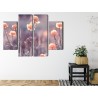 Mehrteiliges Bild Frühlingsblumen 3D