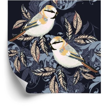 Tapete Bunte Vögel