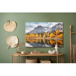 Leinwandbild Herbst Im Gebirge