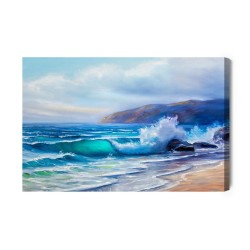 Leinwandbild Tropisches Meer Und Strand