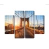Mehrteiliges Bild Brooklyn-Brücke In New York
