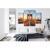 Mehrteiliges Bild Brooklyn-Brücke In New York