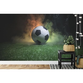Fototapete Fußball Auf Dem Feld
