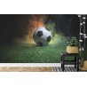 Fototapete Fußball Auf Dem Feld