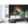 Fototapete Fußball Auf Dem Feld