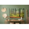 Leinwandbild 3D-Waldlandschaft