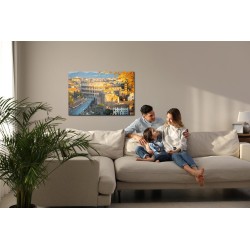 Leinwandbild 3D-Ansicht Des Kolosseums