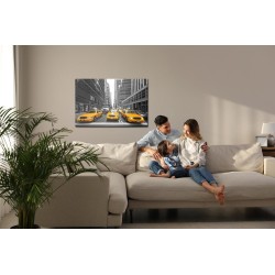 Leinwandbild Gelbe Taxis Im Stadtzentrum Von New York
