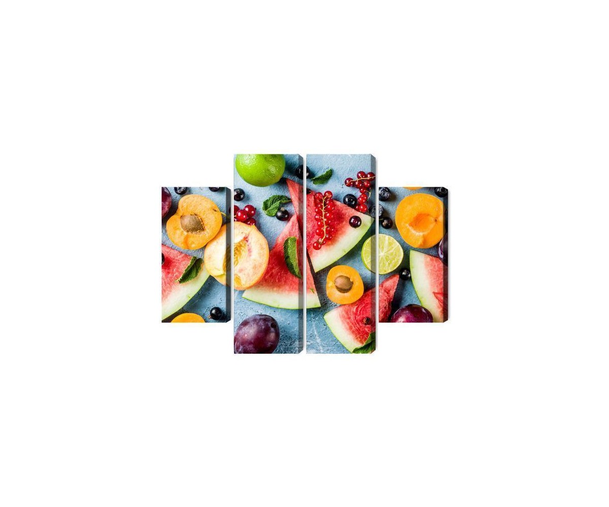 Mehrteiliges Bild Feiertagsfrucht