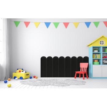 Wandkissen Schwarz 20cm