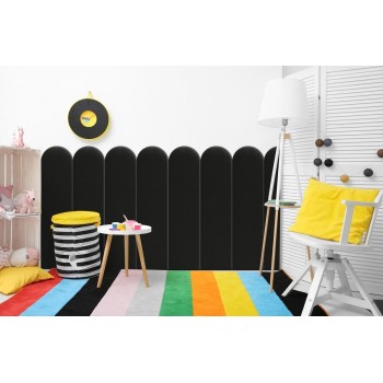 Wandkissen Schwarz 20cm