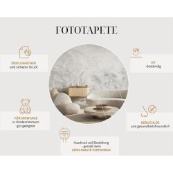 Fototapete Tropical Trees And Leaves For Digital Printing Wallpaper  Custom Design Wallpaper - 3D