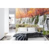 Fototapete Herbst Wasserfall