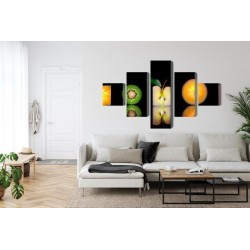 Mehrteiliges Bild Fruchthälften