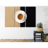 Mehrteiliges Bild Eine Tasse Italienischen Kaffee