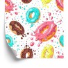 Tapete Bunte Donuts Mit Zuckerguss