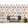 Tapete Bunte Donuts Mit Zuckerguss