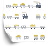 Tapete Märchenhafte Dampflokomotiven Mit Waggons