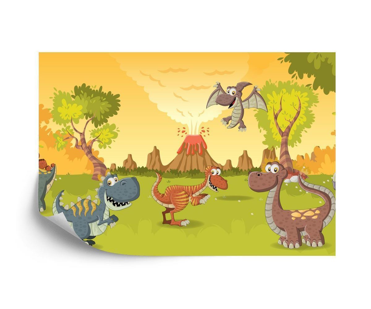 Fototapete Märchenhafte Dinosaurier