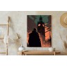 Poster Ein Mann Und Big Ben Im Comic-Stil