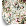 Tapete Für Schlafzimmer Rosen Blumen Blätter Natur 3D