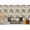 Tapete Für Schlafzimmer Rosen Blumen Blätter Natur 3D