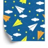 Tapete Bunte Papierflieger