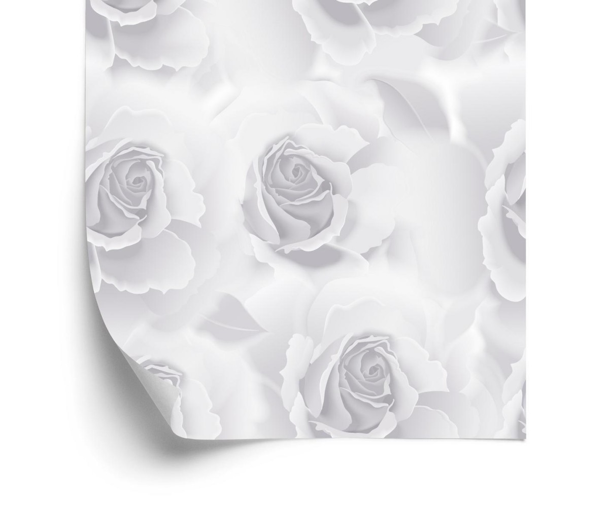 Tapete Graue Rosen