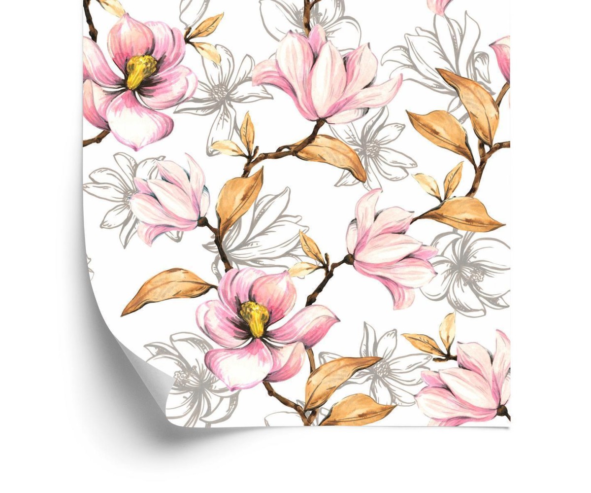 Tapete Herbstliche Magnolien