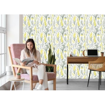 Tapete Schöne Blumen Im Vintagestil