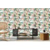 Tapete Modernistisches Blumen-Patchwork