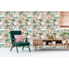 Tapete Modernistisches Blumen-Patchwork