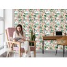 Tapete Modernistisches Blumen-Patchwork