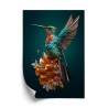 Poster Kolibri Mit Ausgebreiteten Flügeln