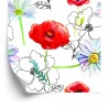 Tapete Mohnblumen Und Gänseblümchen