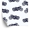 Tapete Schwarz-Weiße Oldtimer-Motorräder