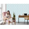 Tapete Optisches Geometrisches 3D Für Das Schlafzimmer