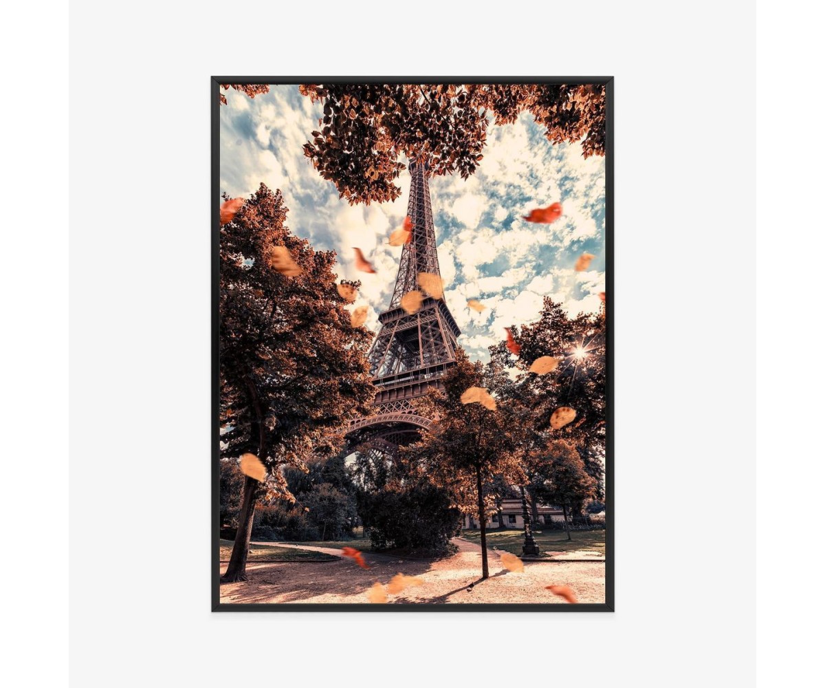 Poster Paris In Herbstfarben