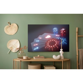 Leinwandbild Neon-Spielset