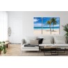 Mehrteiliges Bild Karibischer Strand 3D