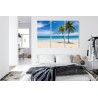 Mehrteiliges Bild Karibischer Strand 3D