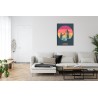 Poster Tower Bridge Im Vintage-Stil Rahmen Aluminium Farbe Schwarz
