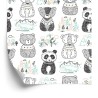 Tapete Teddybären Pandabäume