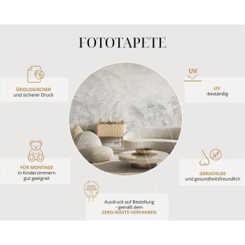 Fototapete Quadratisch Ombree-Hügel