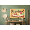 Leinwandbild Englisches Frühstück Im Retro-Stil