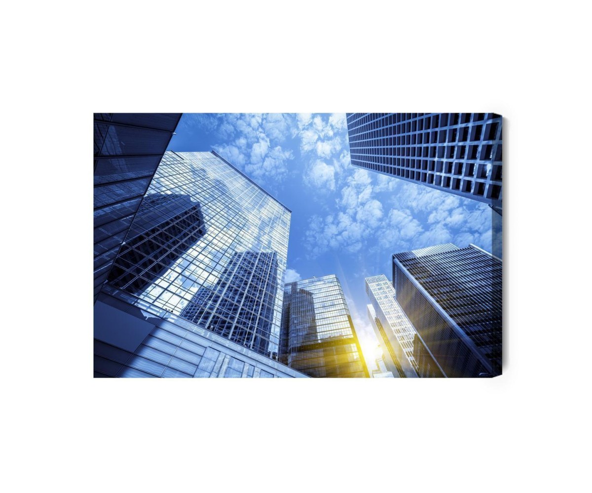Leinwandbild Wolkenkratzer  Hongkong